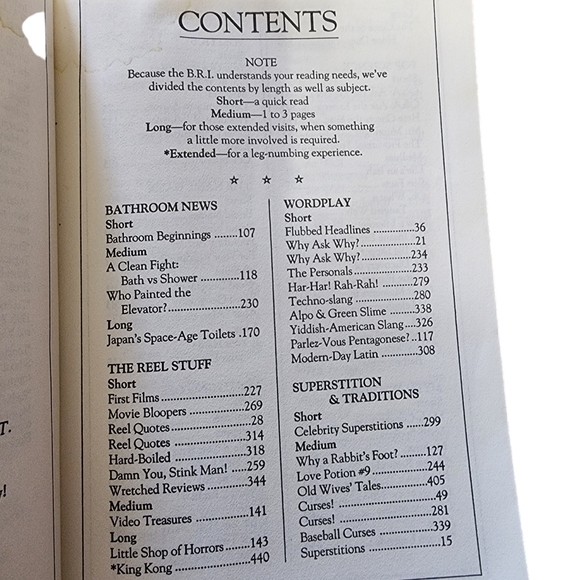 Uncle John's Giant 10th Anniversary Bathroom Reader - Picture 5 of 5